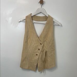 Free People Button-Down Vest top